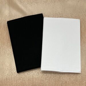 Recollections Black and White Canvas 30 Page Notebooks Set of 6